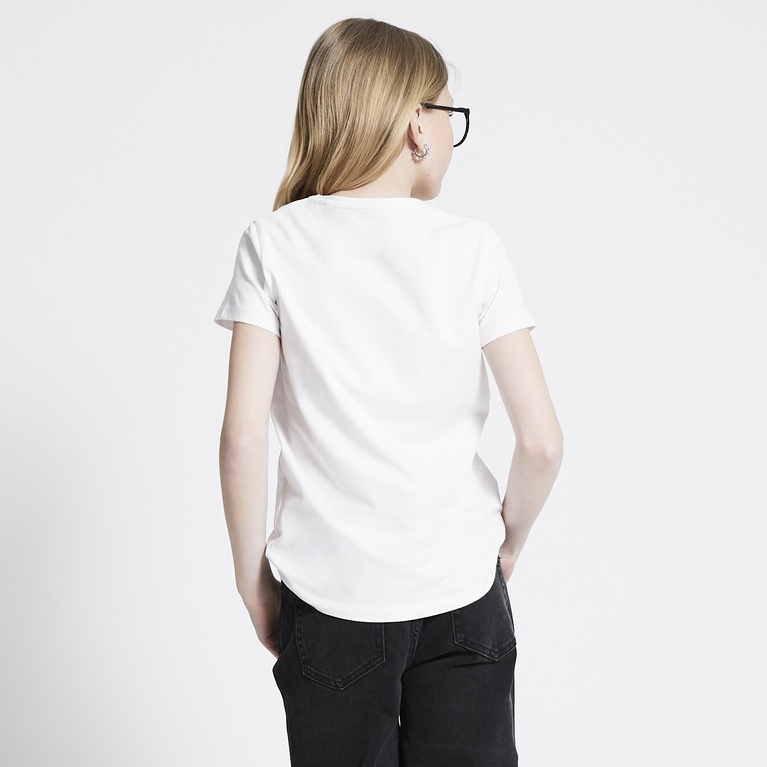 Basic tee "Filippa star" Optic white